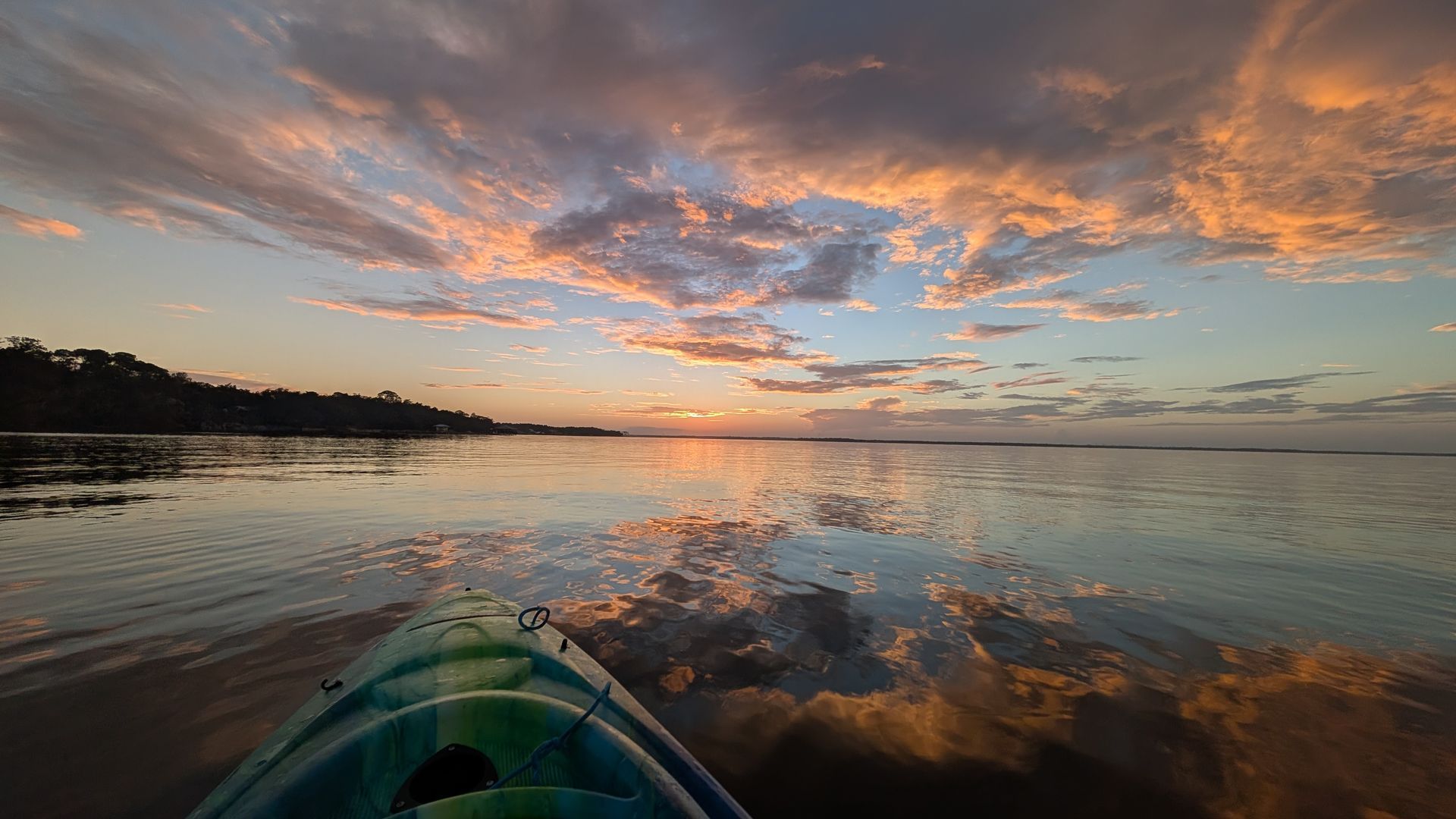 Sunset kayaking