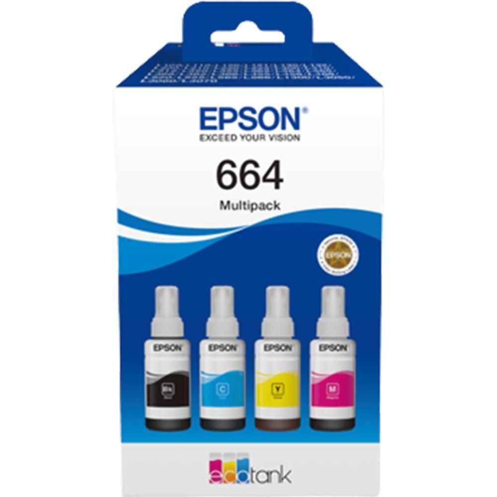 Epson 664 Γνήσιο Μελάνι Εκτυπωτή InkJet CMYK