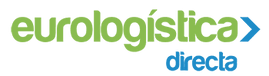 Un logotipo verde y azul para eurologistica directa
