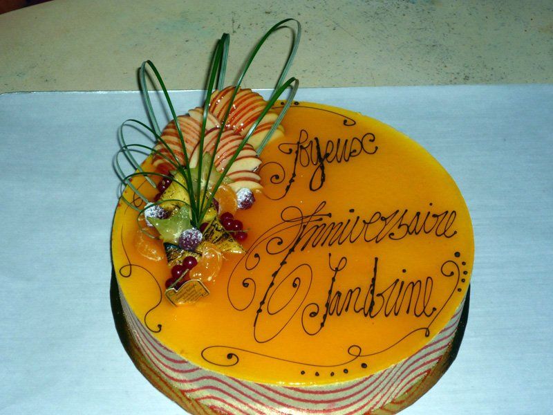 Entremet d'anniversaire