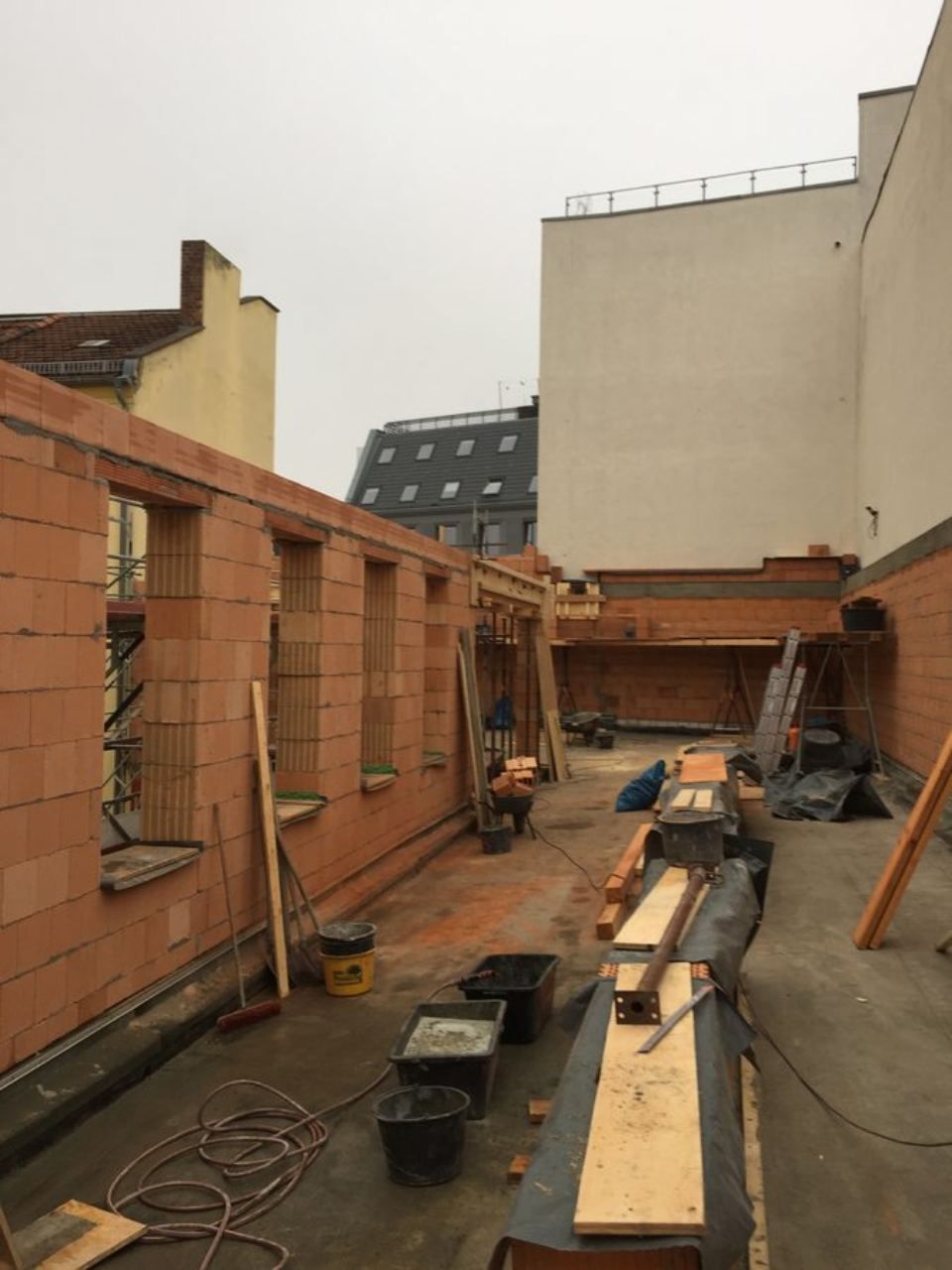 Baustelle, Foto der MHB Monolith- und Holzbau GmbH