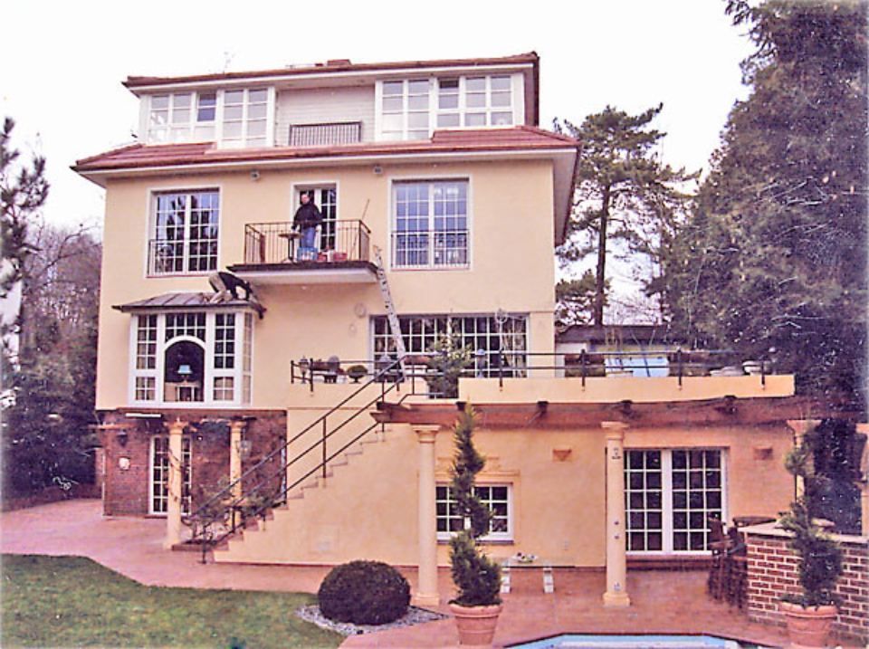 Renoviertes altes Haus, Foto der MHB Monolith- und Holzbau GmbH