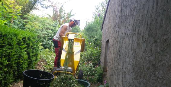 évacuation des déchets