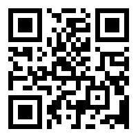 Código QR, en blanco y negro, que contiene datos legibles por un escáner.