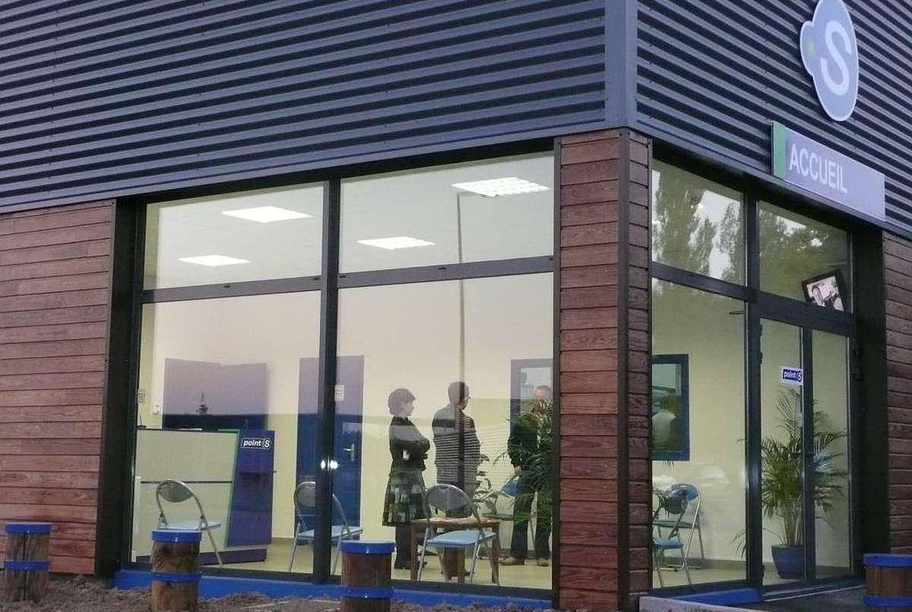 Baie vitrée d'un magasin