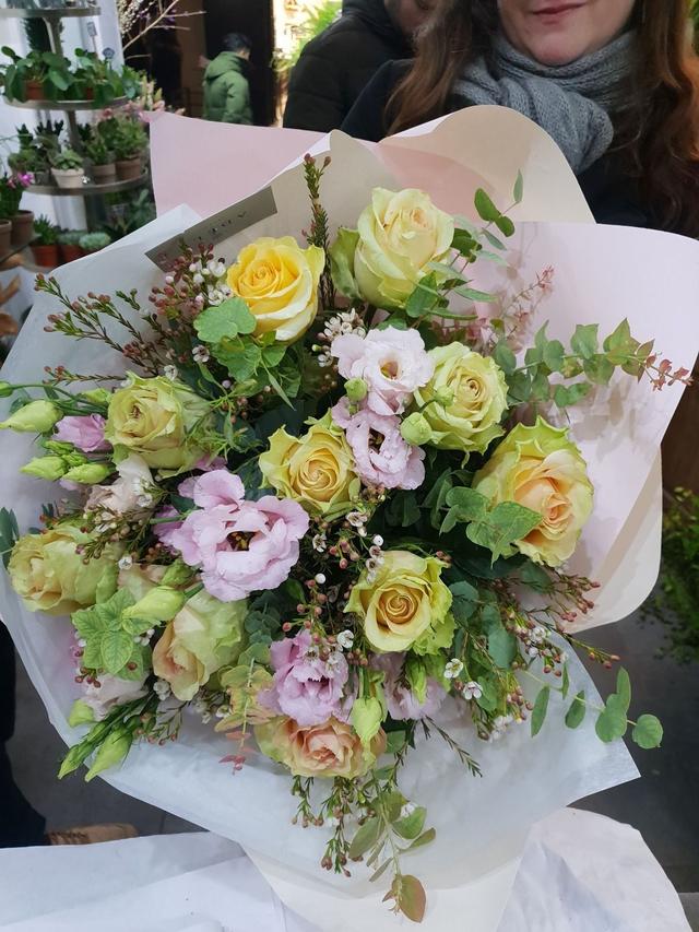 Bouquet rose pâle