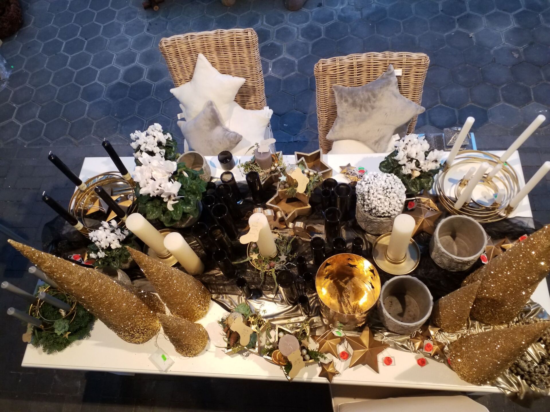 Weihnachtliche Dekoration Blumen Lenfers