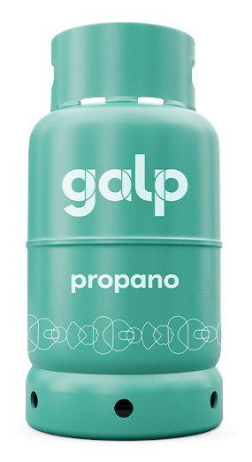 Distribuição de garrafas de gás