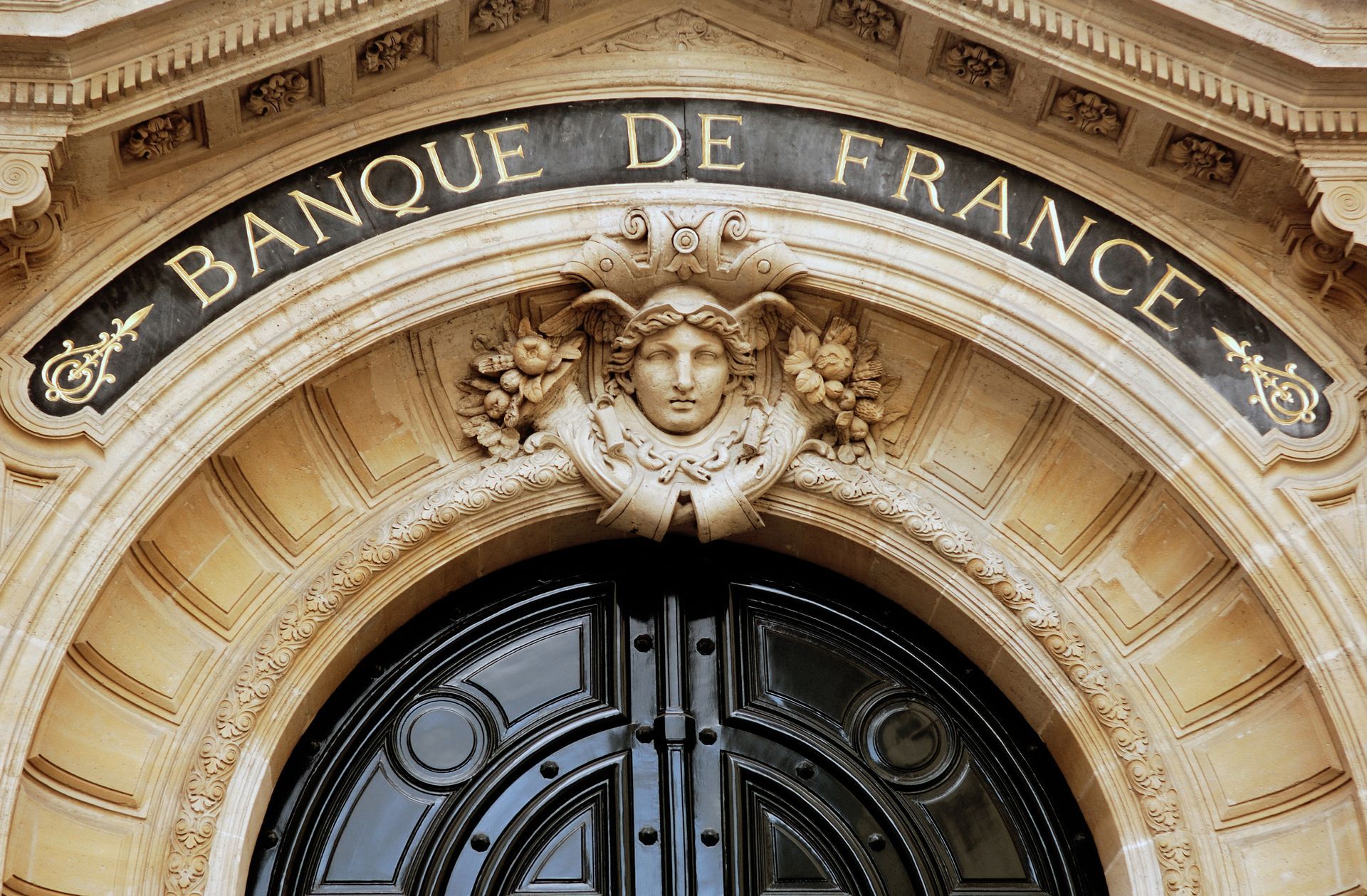 Façade d'une Banque de France