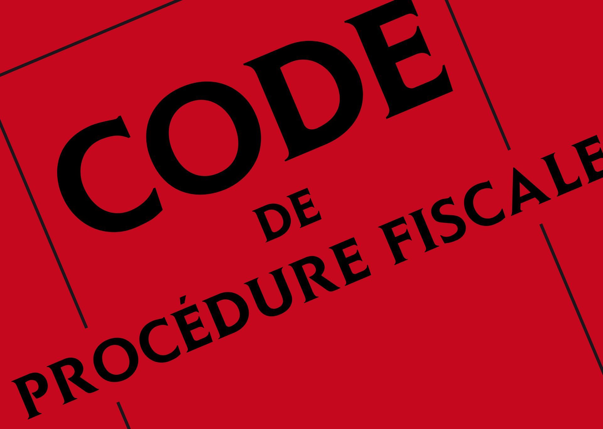 Couverture du Code de procédure fiscale