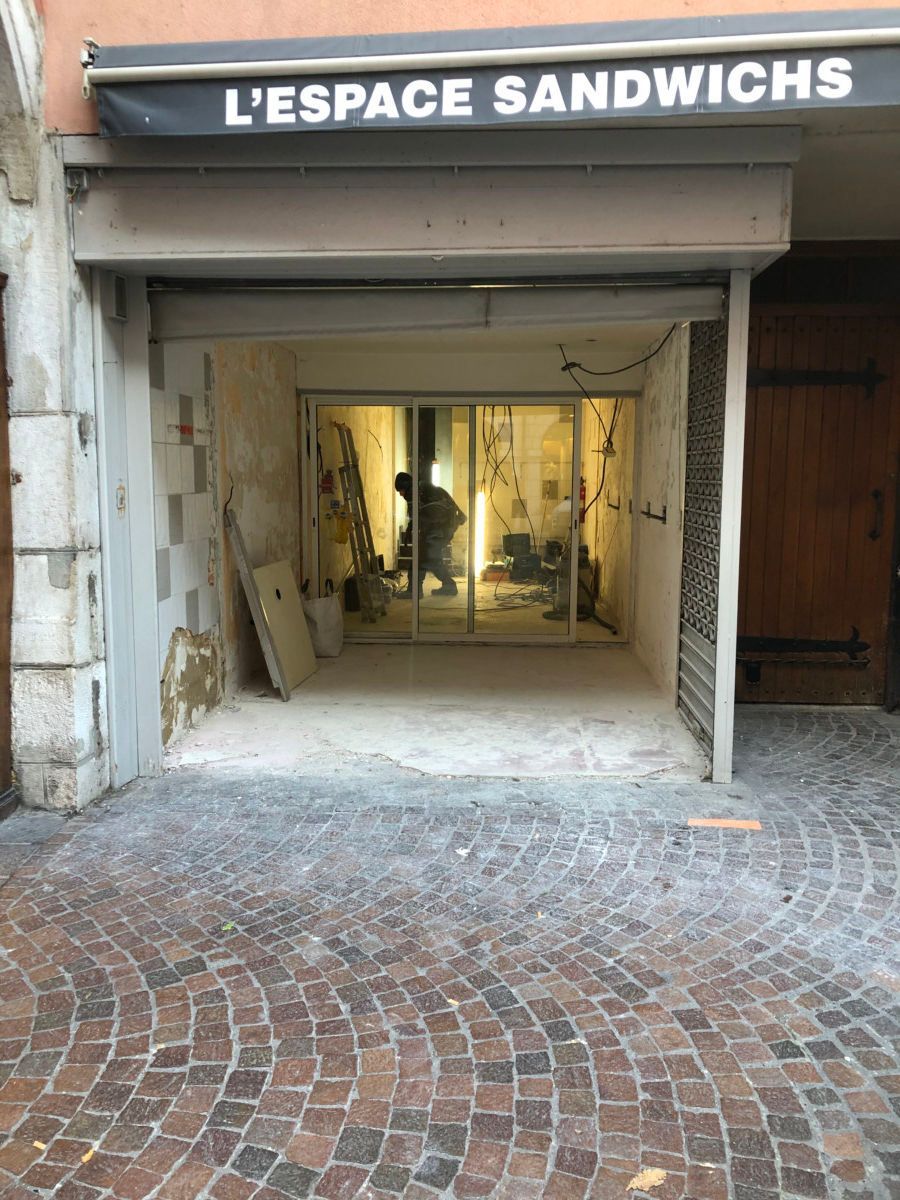 Rénovation d'un local commercial
