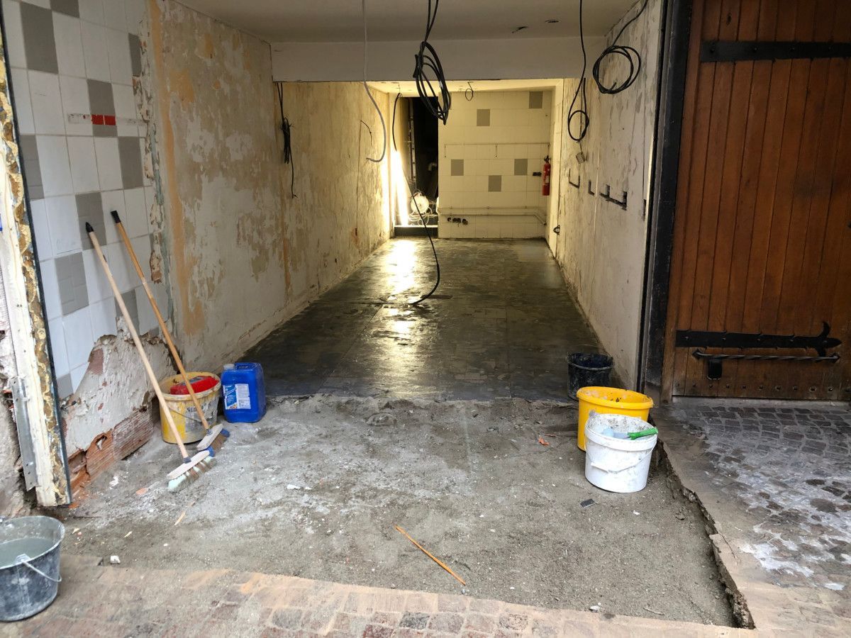 Rénovation du sol d'un local commercial
