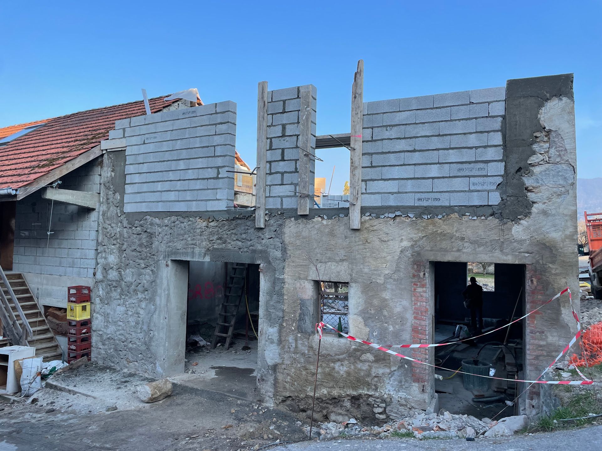 Grande en cours de rénovation