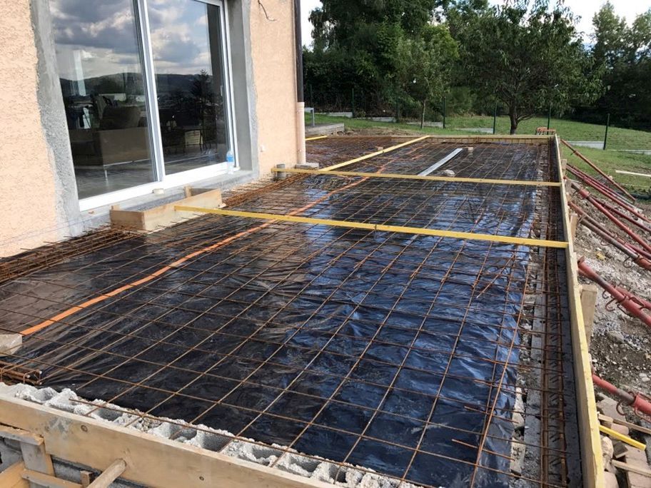 Construction d'une terrasse