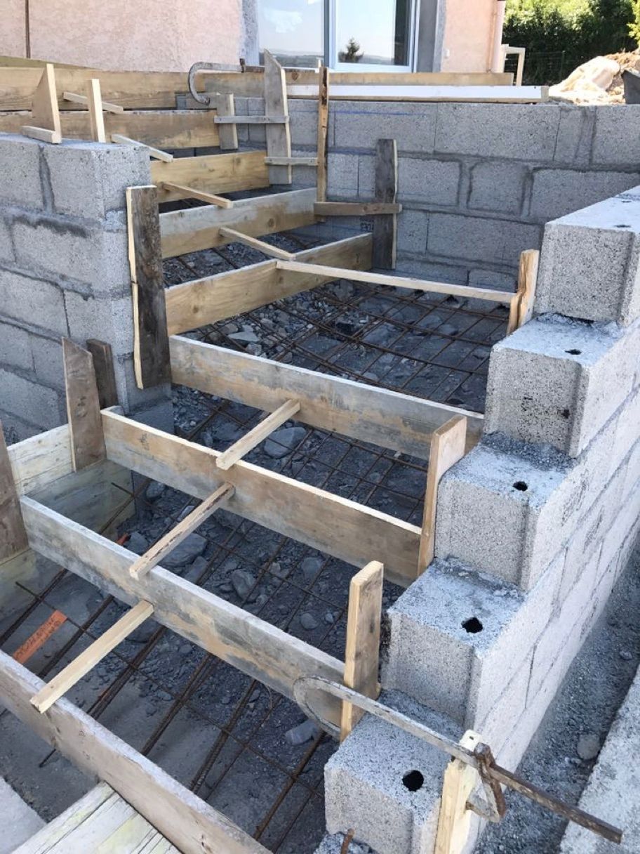 Construction d'un escalier