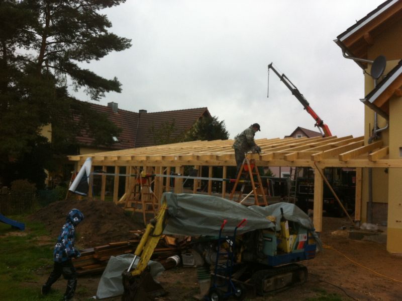 Carport aus Holz