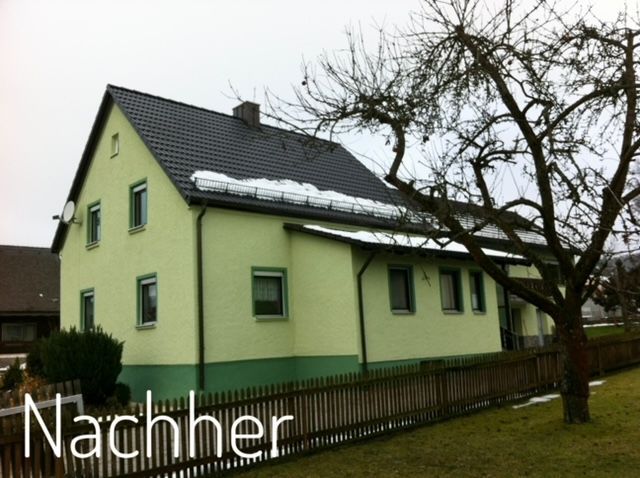 Haus nach einer Sanierung