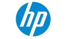 Logotipo de HP con las letras minúsculas 