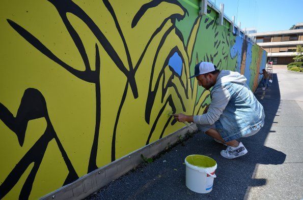 Peinture murale - Escalier