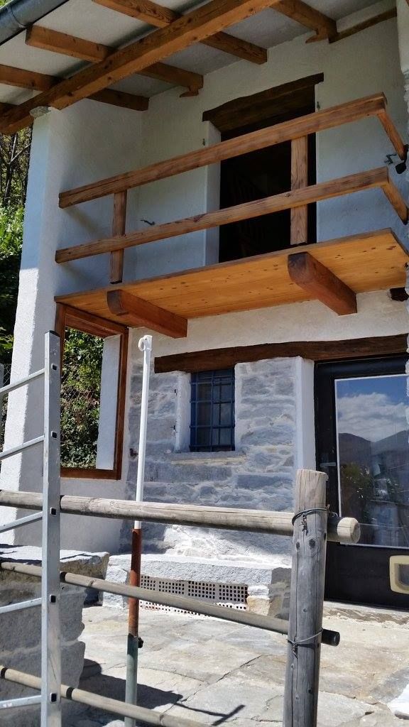 Facciata rustica in legno - Marco Longhi Costruzioni