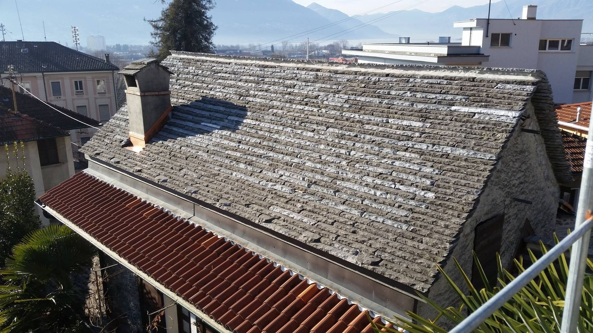 Tetto in piode a Gordola terminato - Marco Longhi Costruzioni