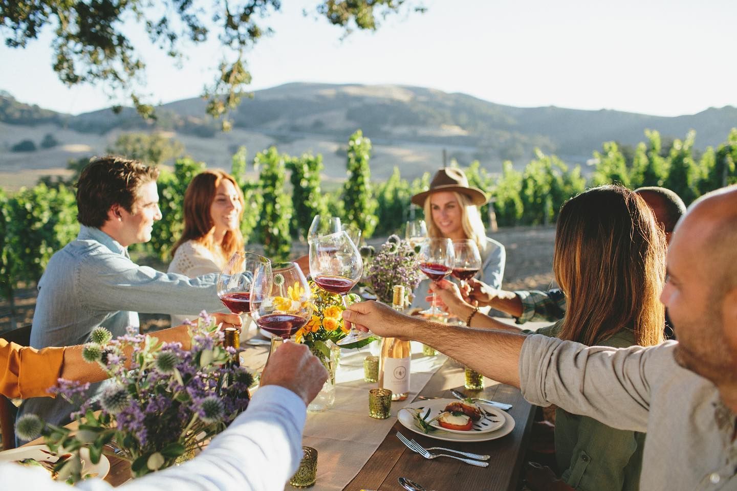 Wine and dine at nearby vineyards