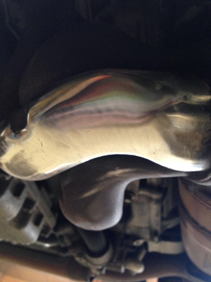 Soudure de pot d'échappement