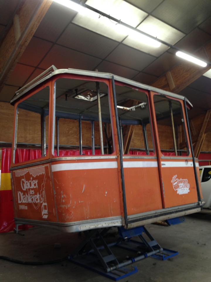 Restauration d'une cabine