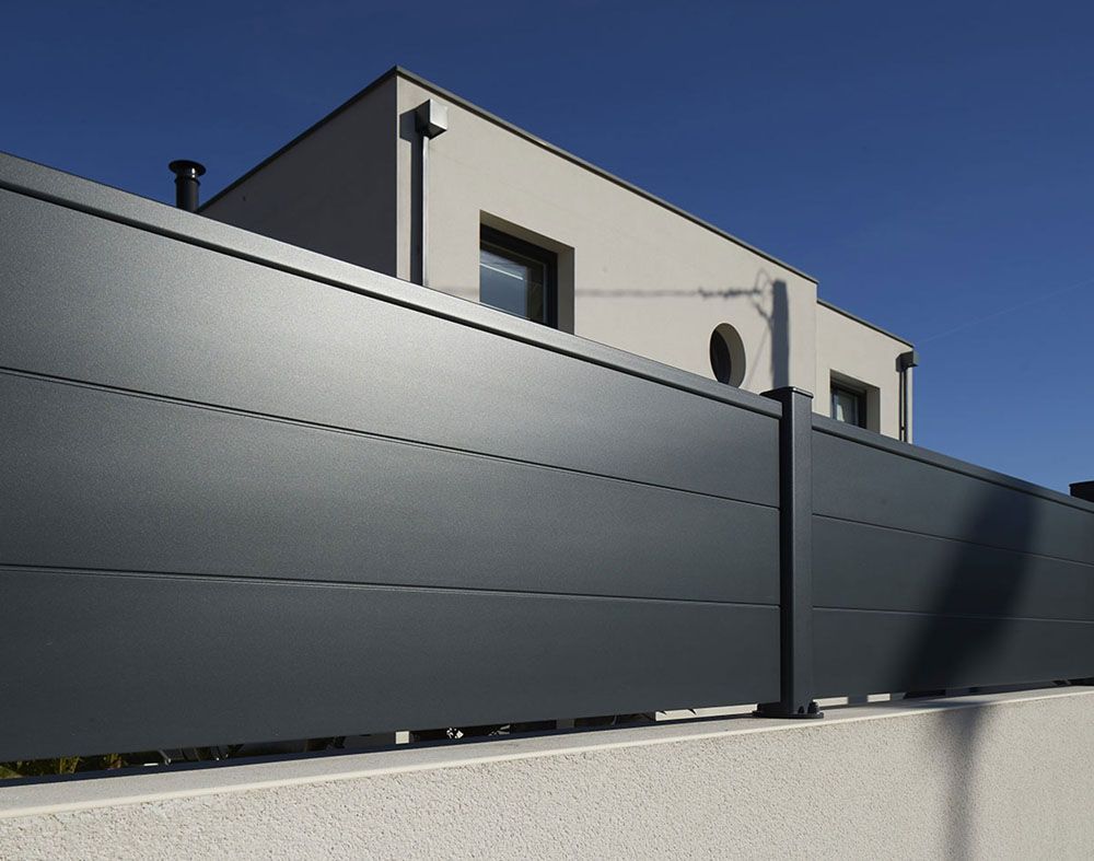 Clôture en aluminium desgin Cadiou