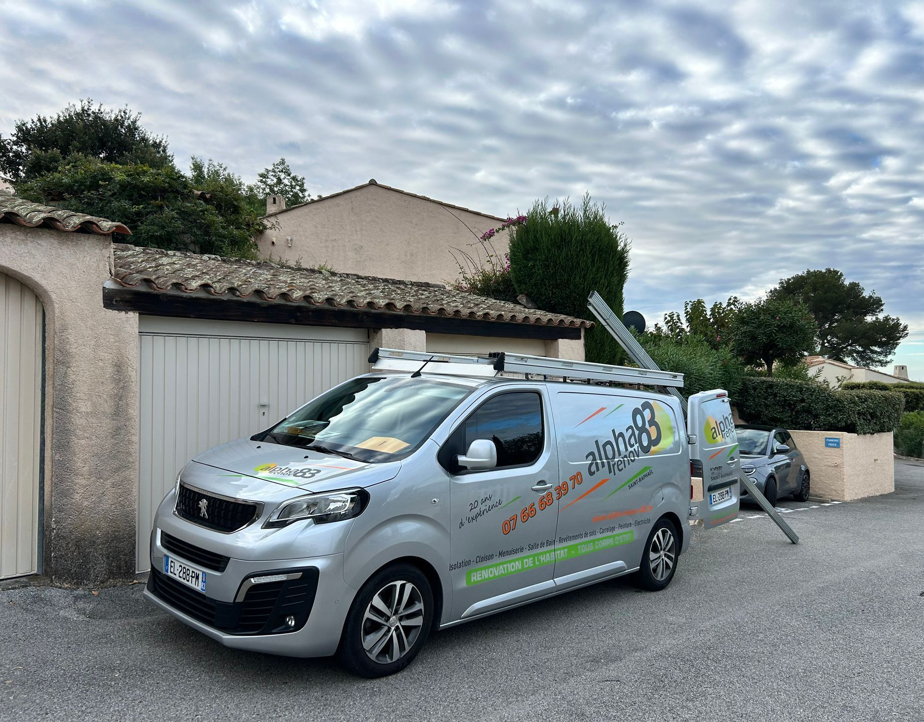 Camionnette de l'entreprise