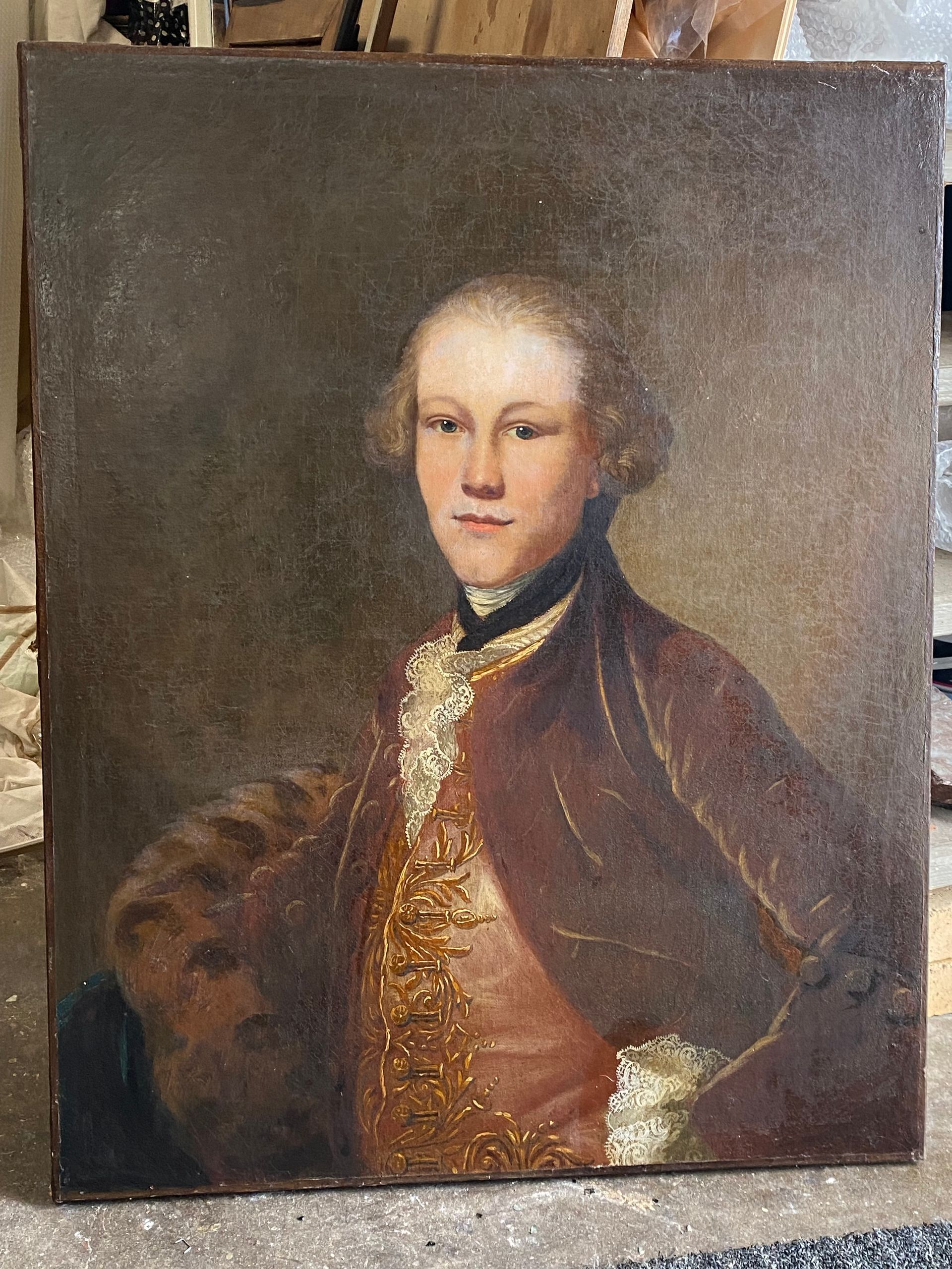 Tableau d'un jeune home de l'époque