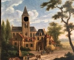 Peinture d'une église