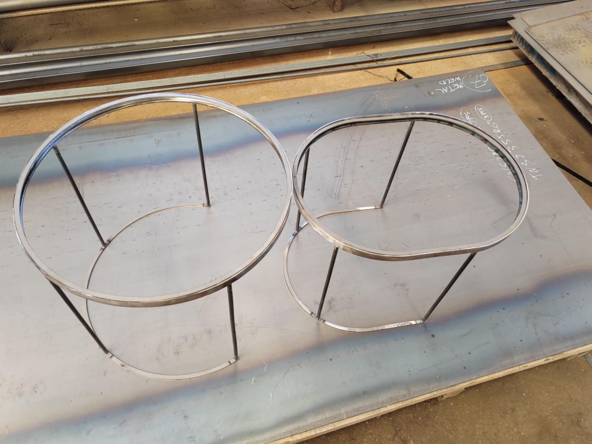 Création de table en fer