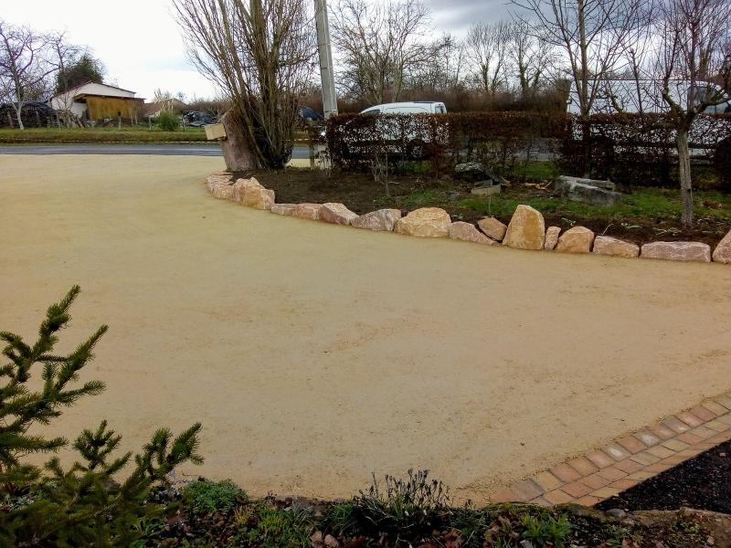 SARL Priest, aménagement de cours à Vendenesse- les Ch, Saône-et-Loire