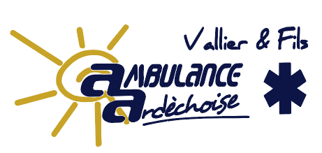 Logo Ambulance Ardéchoise blanc