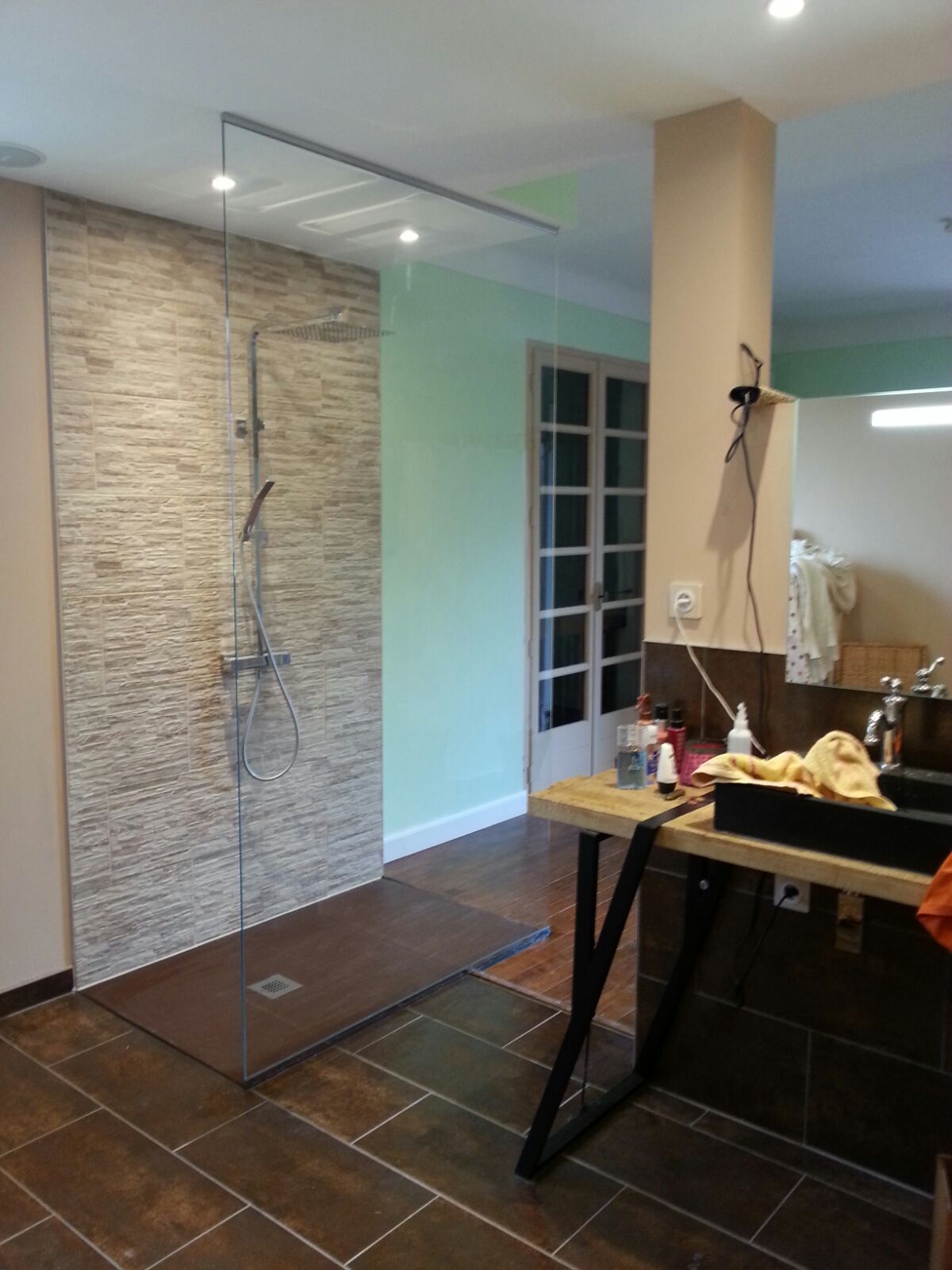 Paroi pour douche à l'italienne