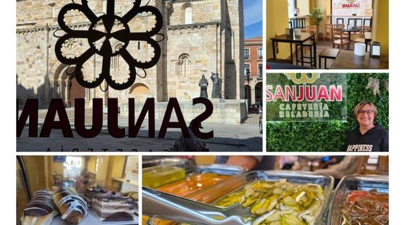 Collage de imágenes: restaurante