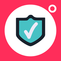 Un icono de un escudo con una marca de verificación dentro de él.