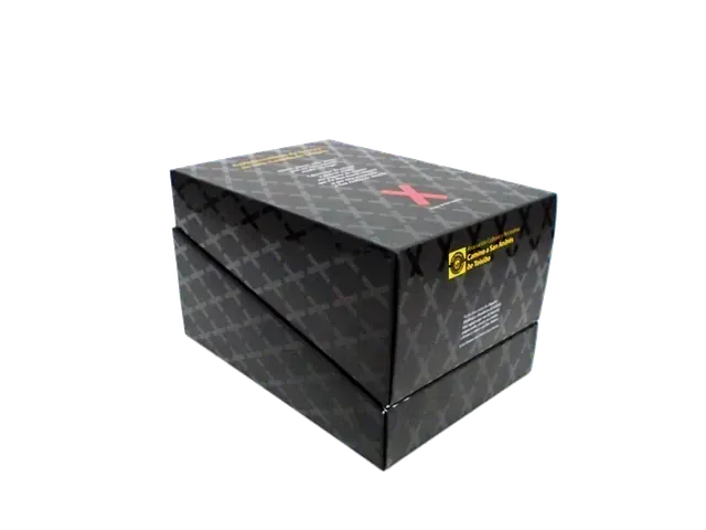 Una caja negra con la palabra x en ella