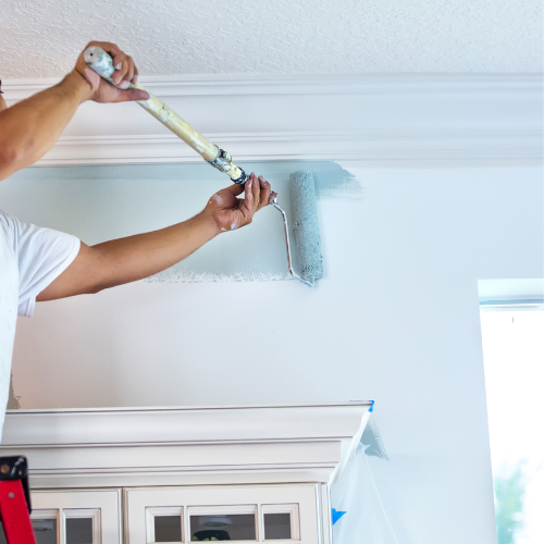 Covering sur une voiture blanche