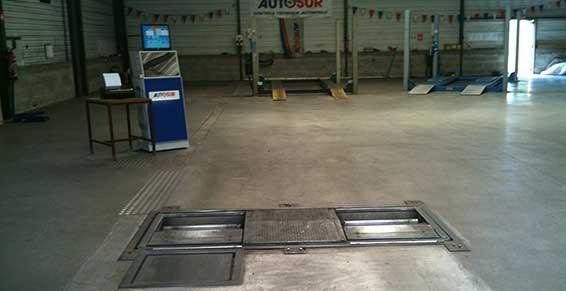 Banc de contrôle des véhicules