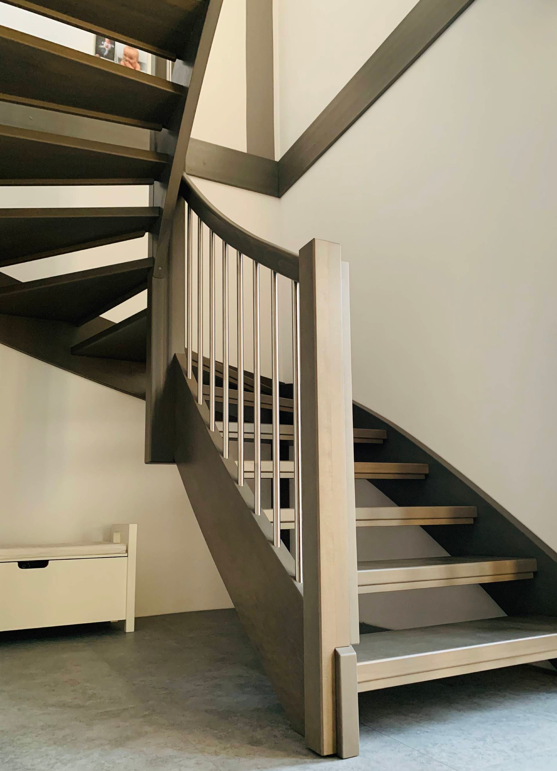 Heller Treppenaufgang