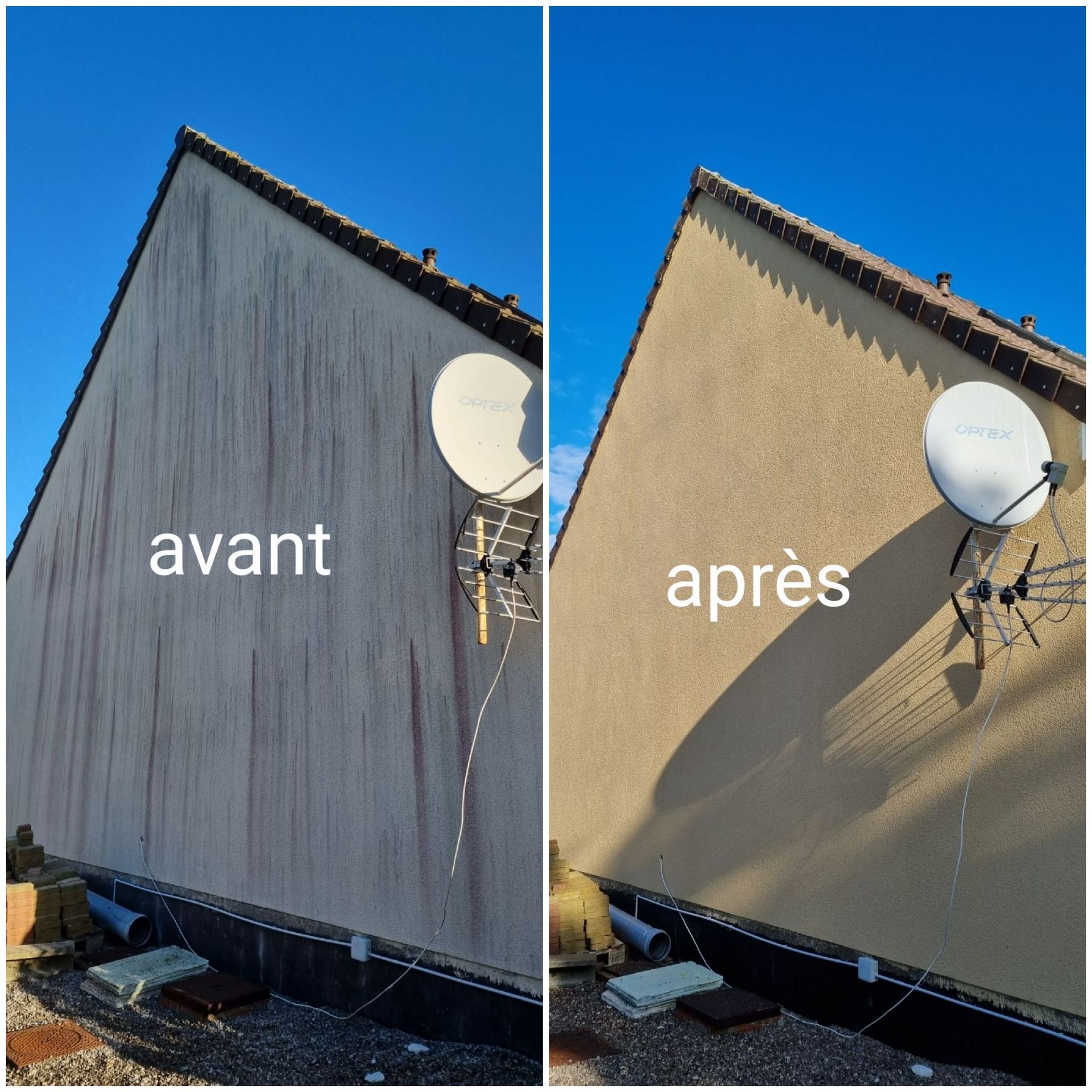 Nettoyage d'une façade