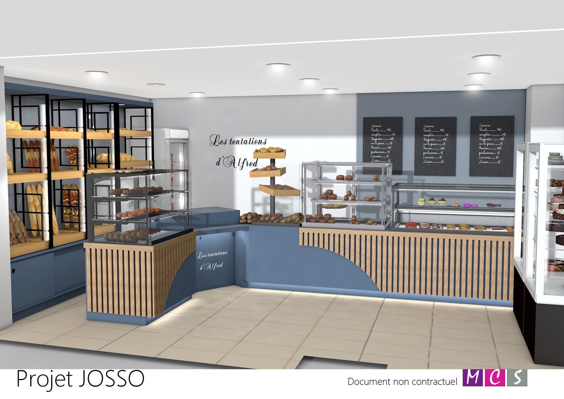 Intérieur de boulangerie