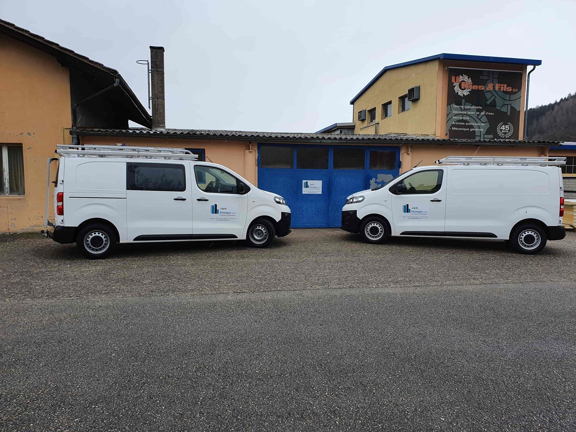 Charpentes & constructions métalliques en Suisse romande - J & N Montages Sàrl