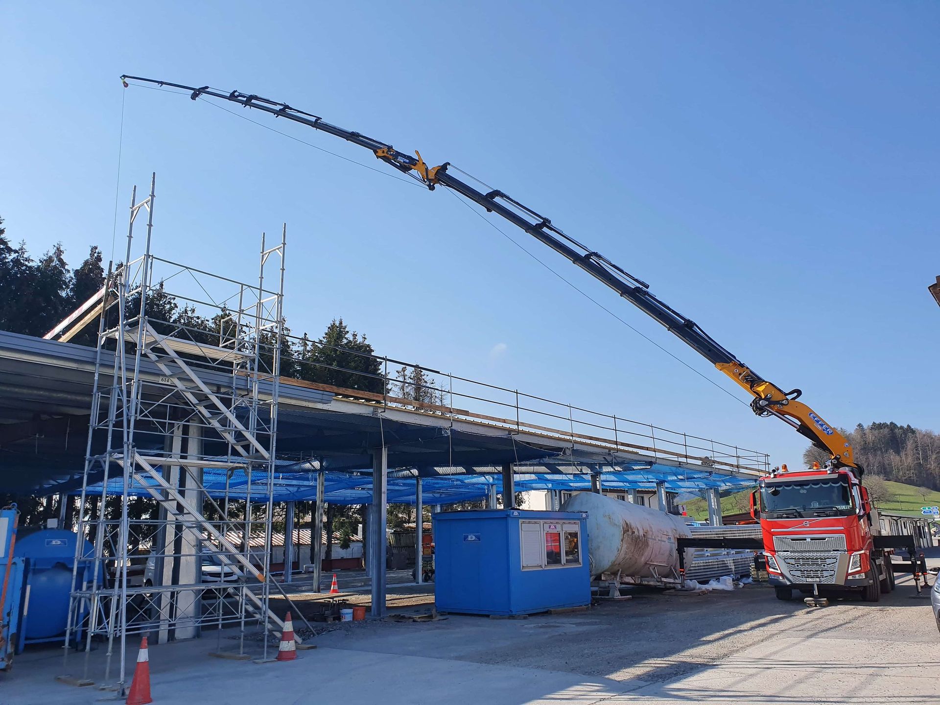 Charpentes & constructions métalliques en Suisse romande - J & N Montages Sàrl