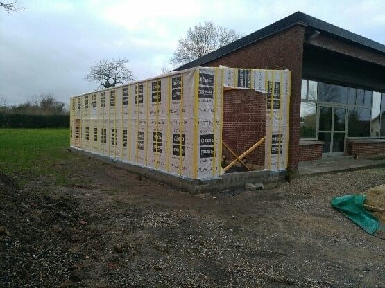 Agrandissement de maison pendant