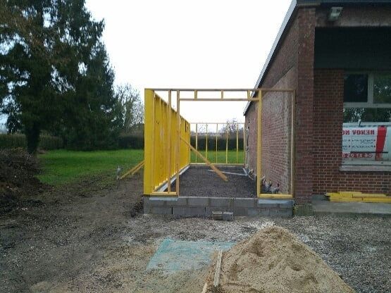 Extension de maison avant