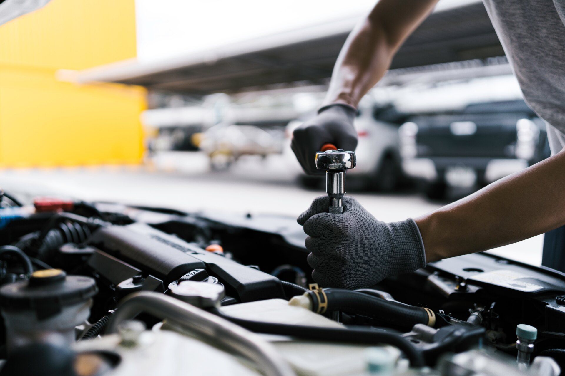 Motorservice Fahrzeug