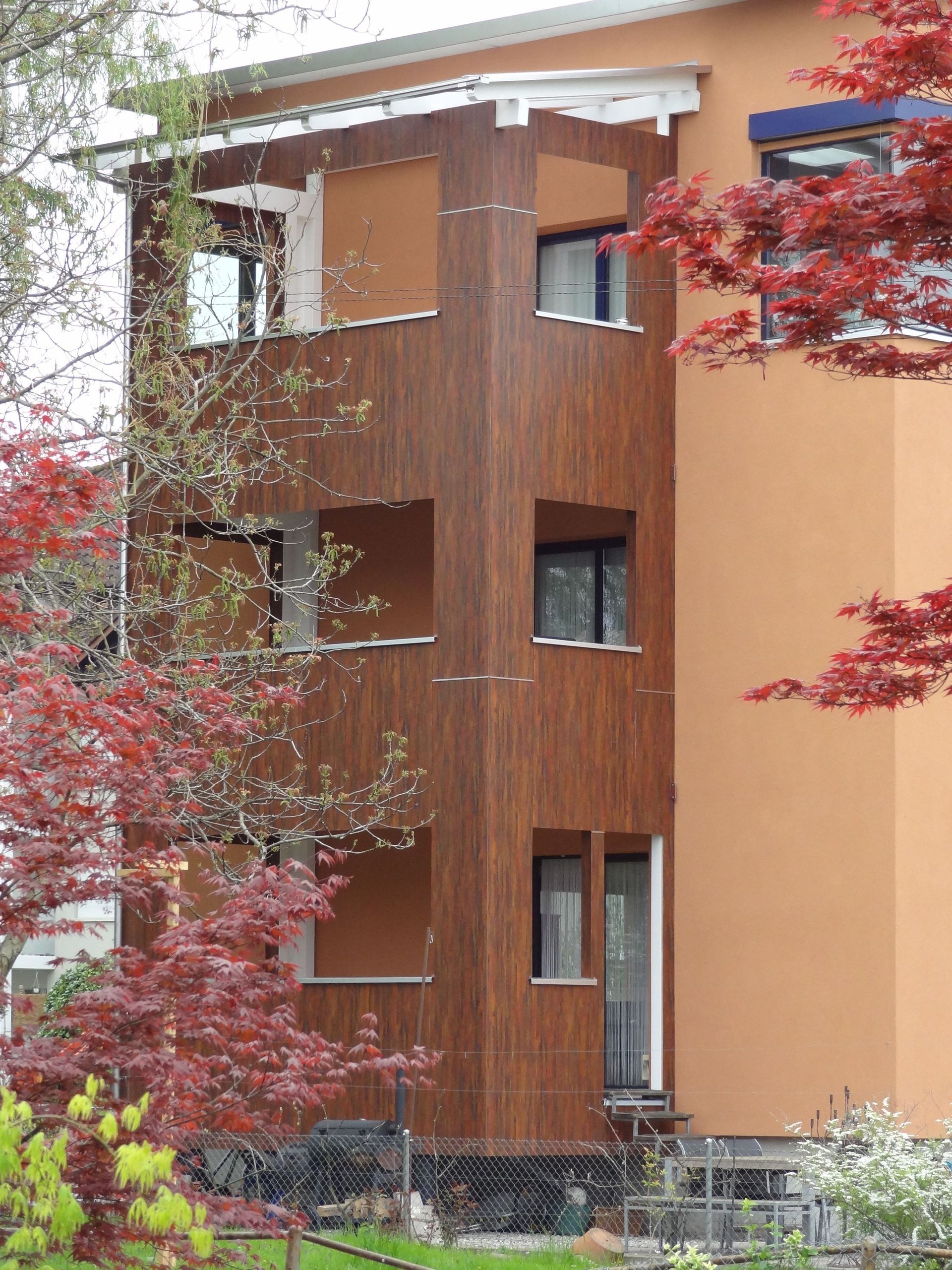 Stump AG Holzbau - Balkon vorgesetzt